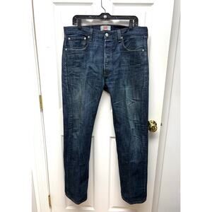 Vintage 1993 Levi's 501 Jeans, Button Fly, 100% Cotton, Mens Size 34 x 32